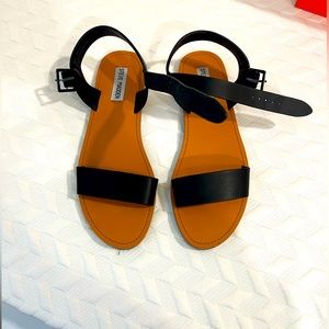 Steve Madden women black sandals size 9